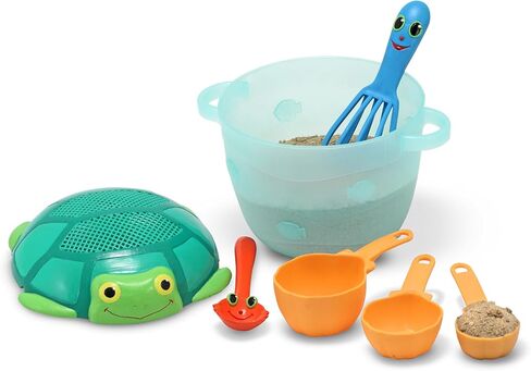 Melissa & Doug Sunny Patch Seaside Sidekicks Sand Baking Set-Beach Toy, Outdoor Play For Kids Ages 3+ in Saudi Arabia