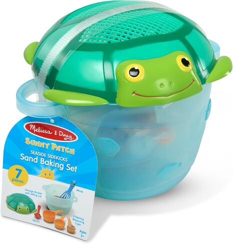 Melissa & Doug Sunny Patch Seaside Sidekicks Sand Baking Set-Beach Toy, Outdoor Play For Kids Ages 3+ in Saudi Arabia