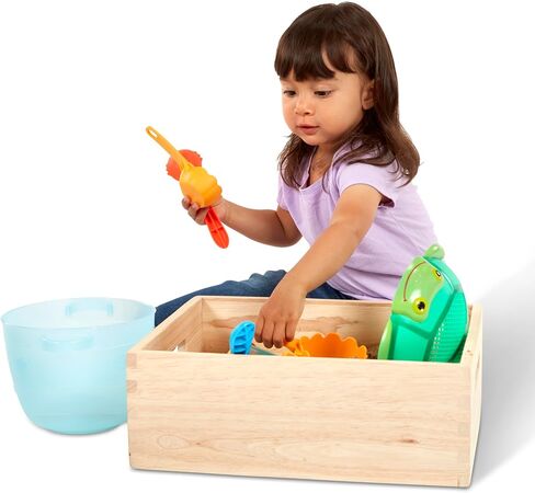 Melissa & Doug Sunny Patch Seaside Sidekicks Sand Baking Set-Beach Toy, Outdoor Play For Kids Ages 3+ in Saudi Arabia