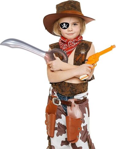 مجموعة حفلات القراصنة 24 قطعة، 12 قطعة من سيف القراصنة القابل للنفخ، 12 قطعة من رقعات عين القرصان السوداء لمستلزمات حفلات أعياد الميلاد، ألعاب تنكرية للأطفال، دعائم مسرح الهالوين، ألعاب مائية لحفلات السباحة الصيفية... in Kuwait