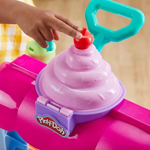 مجموعة لعب لعبة شاحنة الطعام من بلاي-دوه كيتشن كرييشنز سويت سناكس للأطفال، 12 علبة مركبة للتشكيل، للفتيات والأولاد بعمر 3 سنوات وما فوق (حصريًا لأمازون) in Kuwait