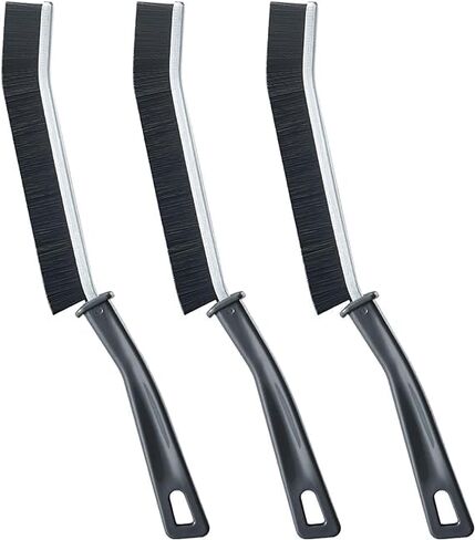 فرشاة تنظيف الشقوق (3 قطع، معدنية وصلبة، 2023 فرشاة تنظيف فجوات جديدة متعددة الوظائف، فرشاة تنظيف الجص فرشاة تنظيف الشقوق ذات شعيرات صلبة، فرشاة فجوات الحمام in Kuwait