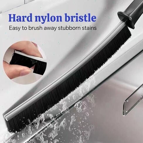 فرشاة تنظيف الشقوق (3 قطع، معدنية وصلبة، 2023 فرشاة تنظيف فجوات جديدة متعددة الوظائف، فرشاة تنظيف الجص فرشاة تنظيف الشقوق ذات شعيرات صلبة، فرشاة فجوات الحمام in Kuwait