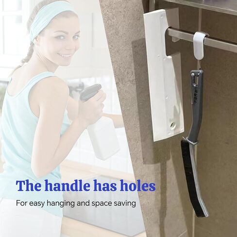 فرشاة تنظيف الشقوق (3 قطع، معدنية وصلبة، 2023 فرشاة تنظيف فجوات جديدة متعددة الوظائف، فرشاة تنظيف الجص فرشاة تنظيف الشقوق ذات شعيرات صلبة، فرشاة فجوات الحمام in Kuwait