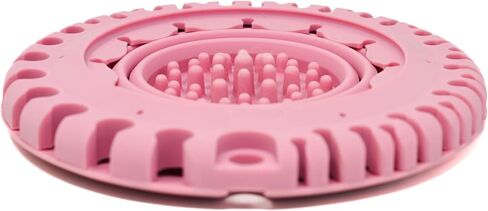 كوب شطف لتنظيف فرش الطلاء قابل للطي (الكل في واحد) للفنون الجميلة والاستوديو والفصول الدراسية | حامل فرش ونظام تنظيف سيليكون للاكريليك والالوان المائية والوسائط المائية (بينك) in Kuwait