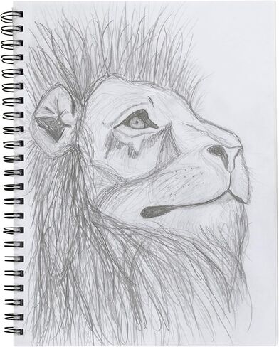 يوكريت، دفتر رسم بغطاء بولي، ثقيل الوزن، 9 × 12 بوصة، أسود، 75 ورقة in Kuwait