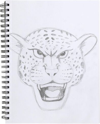 يوكريت، دفتر رسم بغطاء بولي، ثقيل الوزن، 9 × 12 بوصة، أسود، 75 ورقة in Kuwait