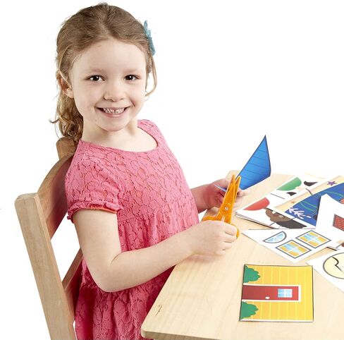 Melissa & Doug Scissor Skills Activity Pad with Child-Safe Scissors 3-Pack (Safari, Sea Life, Activities – 20 Pages Each) in Saudi Arabia