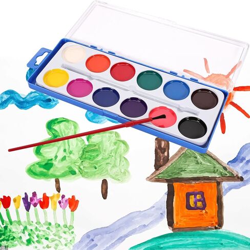 مجموعة الوان مائية مكونة من 12 لون in Kuwait