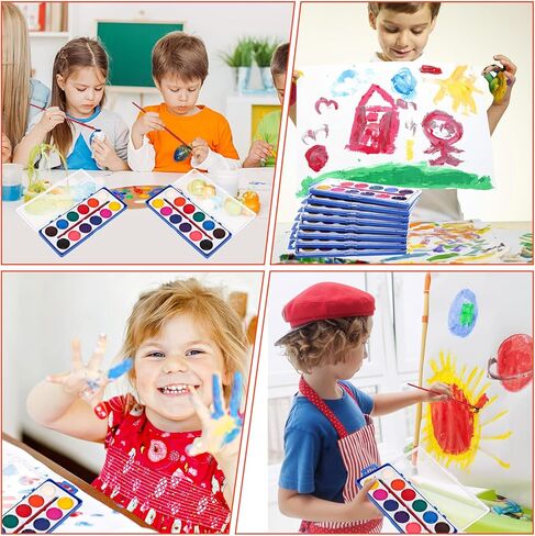 مجموعة الوان مائية مكونة من 12 لون in Kuwait