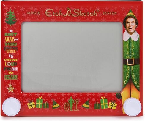 Etch A Sketch, Elf Special Edition, Original Magic Screen, Kids Travel Toy, Drawing Toys for Boys & Girls Ages 3+ in Kuwait
