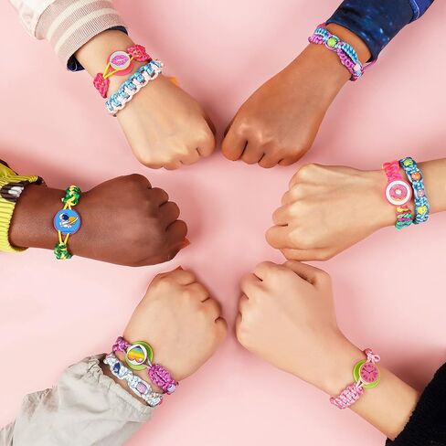 Girls Crafts Friendship Bracelet String Making Kit - Birthday Christmas Gift for Kids Age 7 8 9 10 11 12+ Year Old, DIY Bracelet Jewelry Maker Toys with Beads Supplies for Teen Girls and Adults in Kuwait