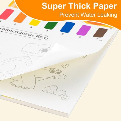 YPLUS Paint with Water Books for Toddlers, Watercolor Painting Paper for Kids Ages 1-3, 2-4, Art Craft Gift for Drawing with Brush - Sea in Kuwait