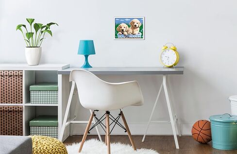 مجموعة الطلاء بالأرقام من Ravensburger CreArt Sleeping Cat & Dog للأطفال - فنون الرسم والحرف اليدوية للأعمار من 7 سنوات فما فوق، 8.70 × 6.22 × 1.77 بوصة in Saudi Arabia