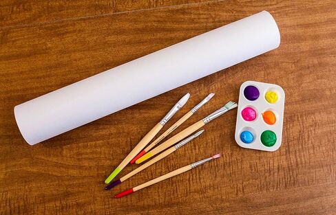 2 عبوة من بكرة ورق حامل 45.72 سم للفنون والحرف اليدوية، تناسب معظم حوامل الأطفال القياسية، بكرات بطول 30.48 سم، 45.72 سم × 25.72 سم in Kuwait