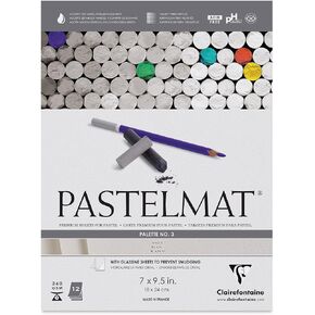 Clairefontaine 96028C Pastelmat White, glued, 24x30cm, 24 x 30 cm in Saudi Arabia