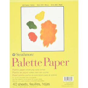 Strathmore Tape Bound Palette Paper Pad, 41 lb. 9"X12", 40 Sheets (365-9) in Kuwait