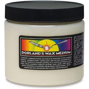 Jacquard Dorlands Wax - 1 Gallon - Versatile Pure Wax and Damar Resin - Protective Topcoat for Sealing and Finishing