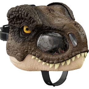 Mattel Jurassic World Dominion Chomp N Roar Dinoaur Mask, Tyrannosaurus Rex Dino Role-Play Toy & Costume Accessory with Jaw Motion & Roar Sounds in Saudi Arabia