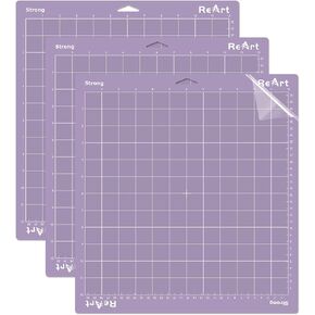 ReArt Cutting Mat Variety 6 Packs for Maker 3/Maker/Explore 3/Air 2/Air/One Adhesive Sticky Replacement - Strong, Standard, Light, 12in x 12in x 3 Packs, 12in x 24in x 3 Packs. in Saudi Arabia
