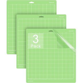 Gwybkq Cutting Mat for Cricut Explore One/Air/Air 2/Maker 8 Pack 12x12 Inch Standard Green Grip Adhesive Sticky Non-Slip Durable Mat Cut Mats Replacement Accessories in Kuwait