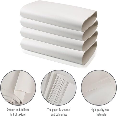 LeonBach 100 Sheets 24" x 12" Clean Packing Paper, Newsprint Packing Paper Filler Items Shipping Paper Sheets Moving Wrapping Paper in Kuwait