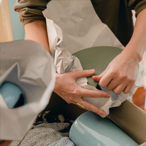 LeonBach 100 Sheets 24" x 12" Clean Packing Paper, Newsprint Packing Paper Filler Items Shipping Paper Sheets Moving Wrapping Paper in Kuwait