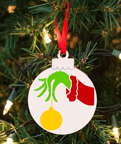 24PCS Small Grinchs Christmas Stencils for Painting,3x3Inch Reusable Christmas Stencils for Making Christmas Ornaments/Wood Slice/Holiday Cards in Kuwait