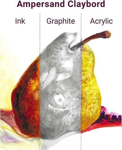 Ampersand Art Supply Wood Painting Panel: Museum Series Claybord, 30" x 30", 1.5" Cradled Profile in Saudi Arabia