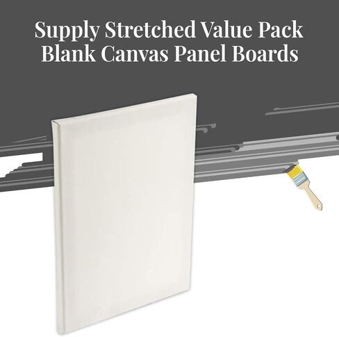 مجموعة لوحات قماشية ممتدة من أكاديمية آرت سابلاي مكونة من 8 قطع (9 × 12) in Kuwait