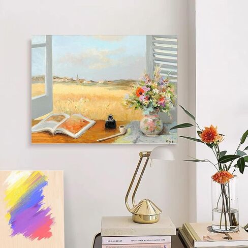 4 قطع الواح خشبية، 9 انش × 12 انش، الواح قماش من خشب الصنوبر، لوحات قماشية للطلاء، الواح خشبية للحرف اليدوية، للصب والفنون والحرف اليدوية والرسم وغيرها in Kuwait