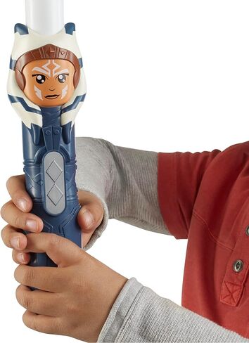مجموعة ستار وورز لايتسابر سكواد 3 قطع، سيوف الماندالوريان وأهسوكا ودارث فيدر المضيئة، ألعاب للأولاد والبنات بعمر 4 سنوات (حصريًا لأمازون) in Kuwait