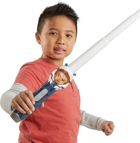 مجموعة ستار وورز لايتسابر سكواد 3 قطع، سيوف الماندالوريان وأهسوكا ودارث فيدر المضيئة، ألعاب للأولاد والبنات بعمر 4 سنوات (حصريًا لأمازون) in Kuwait