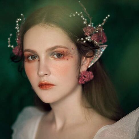 آذان الجنية الجنية من OJYUDD، آذان الجنية الجنية من اللاتكس، أطراف آذان مدببة ناعمة لإكسسوارات الأزياء التنكرية (مقاسين، 3 ألوان) in Kuwait