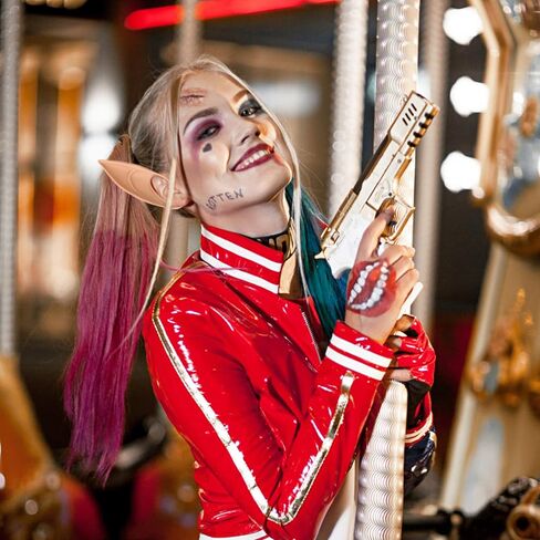 Yolev 2 Pairs Fairy Pixie Elf Ears, Latex Fairy Pixie Elf Masquerade Accessories Halloween Christmas Vampire Anime Ears Cosplay in Saudi Arabia