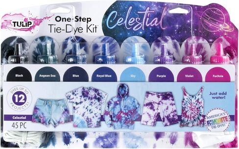 Tulip One-Step Tie-Dye Kit One-Step 8 Color Kit Tie Dye, Celestial in Kuwait