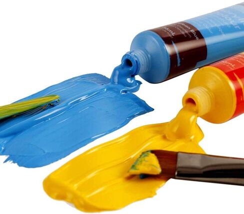 Mont Marte Acrylic Paint Set 24 Colours 36ml, Perfect for Canvas, Wood, Fabric, Leather, Cardboard, Paper, MDF and Crafts in Saudi Arabia