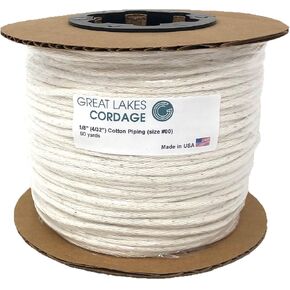 4/32" (1/8") Cotton Piping Cord, Size 00 (10 yds) in Kuwait