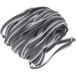 Sew on Reflective Piping - high Visibility hi vis Trim (Silver, 50 yds)