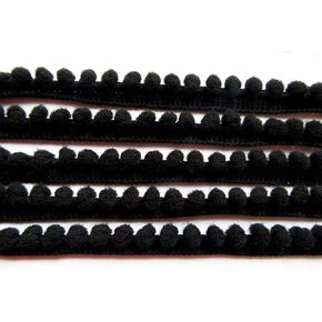 YYCRAFT 20 Yards Tiny Pom Pom Ball Fringe Trim DIY Craft Sewing Accessory for Home Curtain Clothes Pillow Decoration(pom Size 5mm,White) in Kuwait