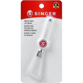 SINGER 02056 Angled Edge Lint Brush with Comfort Grip, White in Kuwait
