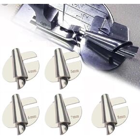 5 قطع من قدم الحاشية الملفوفة للخياطة، قدم الحاشية لآلة الخياطة، قدم الحاشية لآلة الخياطة، قدم الحاشية لآلة الخياطة، (4/5/6/7/8/10 مم) in Kuwait