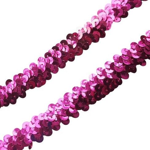 Chenkou Craft New 10Y جميلة الترتر مطاطا تمتد الشريط تقليم الخياطة الحرفية التشذيب (الفضة) in Kuwait