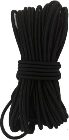 خيط مطاطي دائري ثقيل قابل للتمدد مقاس 1/8 انش (3 ملم) 10 ياردة من تريسم للخياطة والحرف اليدوية in Kuwait