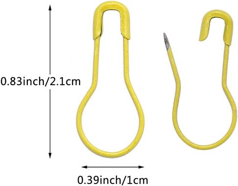 Mayboos 300 Pcs Crochet Stitch Markers, 10 Colors Calabash Safety Bulb Pins in Kuwait