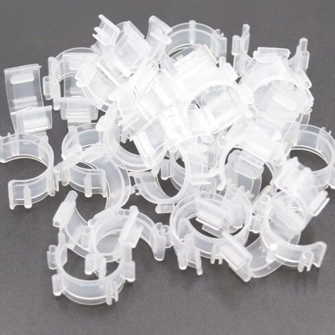 Joyangy 80pcs Sewing Bobbin Clips, Colorful Bobbin Holder, Plastic Thread Clamps Spools Organizers, Sewing Tool Accessory for Craft DIY Embroidery in Kuwait