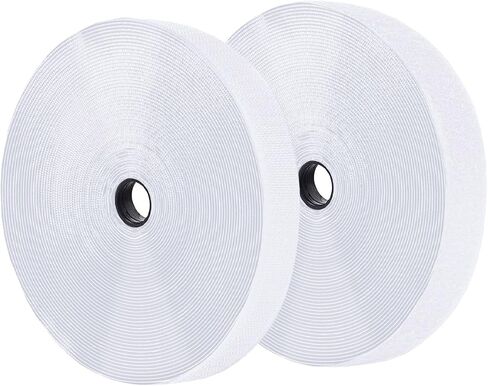 4 Inch x 18 Feet Black Hook and Loop Tape, Non Slip Couch Cushion Gripper in Saudi Arabia