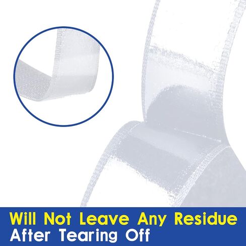 4 Inch x 18 Feet Black Hook and Loop Tape, Non Slip Couch Cushion Gripper in Saudi Arabia