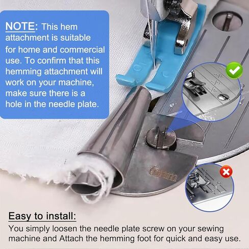 5 قطع من قدم الحاشية الملفوفة للخياطة، قدم الحاشية لآلة الخياطة، قدم الحاشية لآلة الخياطة، قدم الحاشية لآلة الخياطة، (4/5/6/7/8/10 مم) in Kuwait