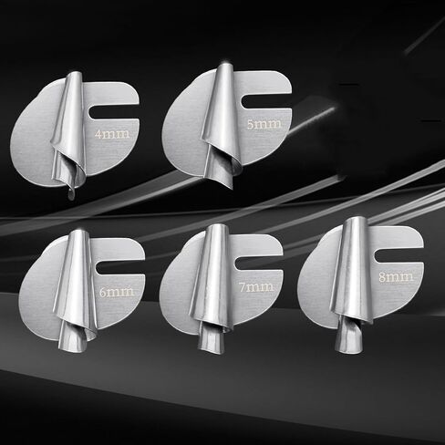 5 قطع من قدم الحاشية الملفوفة للخياطة، قدم الحاشية لآلة الخياطة، قدم الحاشية لآلة الخياطة، قدم الحاشية لآلة الخياطة، (4/5/6/7/8/10 مم) in Kuwait